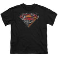 Superman Breaking Chain Logo Youth/Toddler T-Shirt