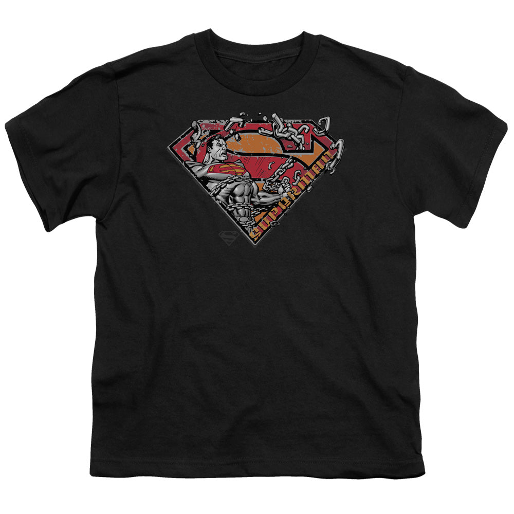 Superman Breaking Chain Logo Youth/Toddler T-Shirt