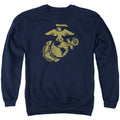 U.S. Marine Corps Gold Emblem Crewneck Sweatshirt