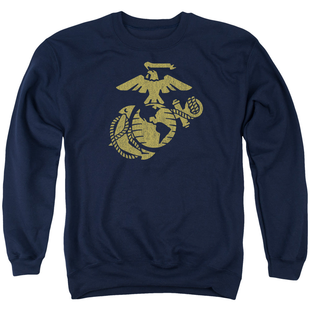 U.S. Marine Corps Gold Emblem Crewneck Sweatshirt