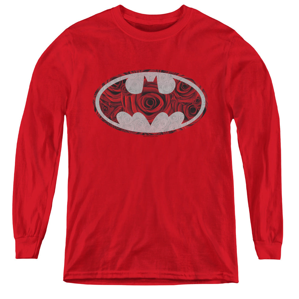 Batman Rosey Signal Youth Long Sleeve T-Shirt