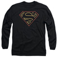 Superman Colored Shield Long Sleeve T-Shirt