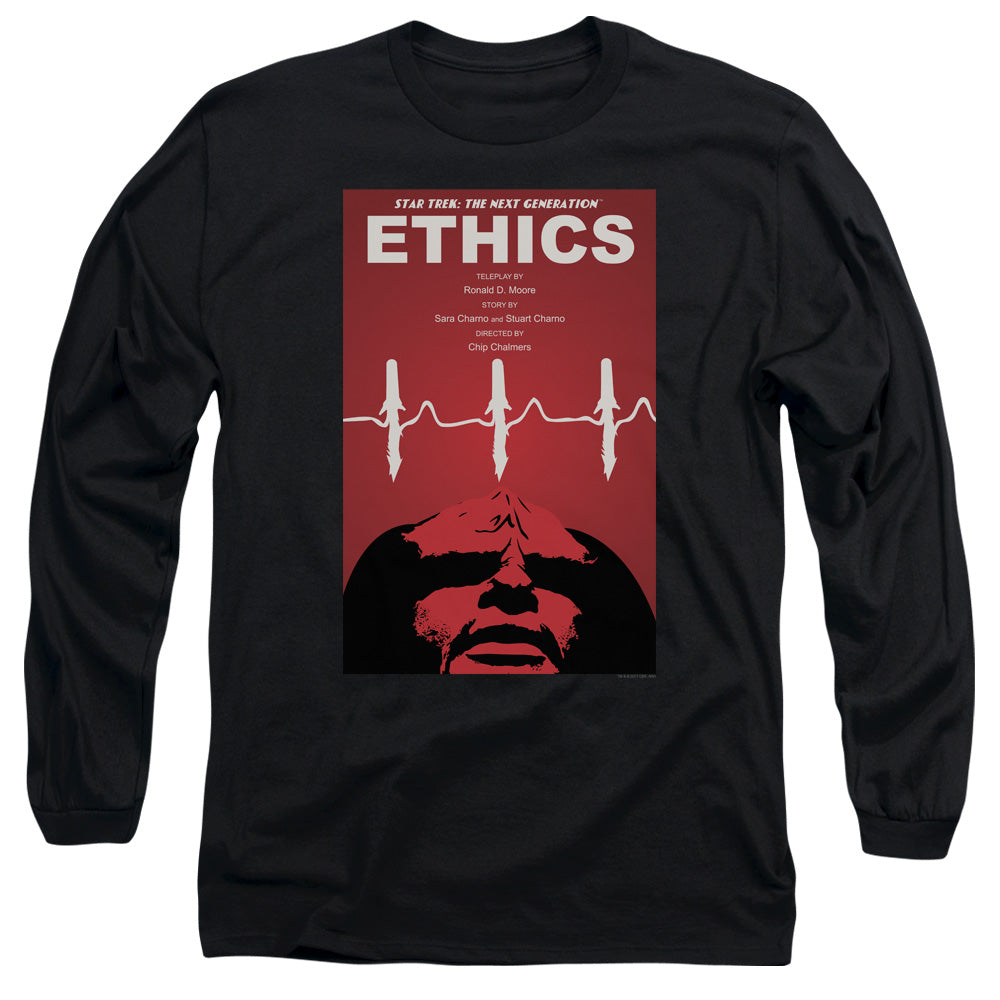 Star Trek Ethics Black Long Sleeve T-Shirt