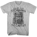 Gray Storm Masters of the Universe t-shirt in gray heather