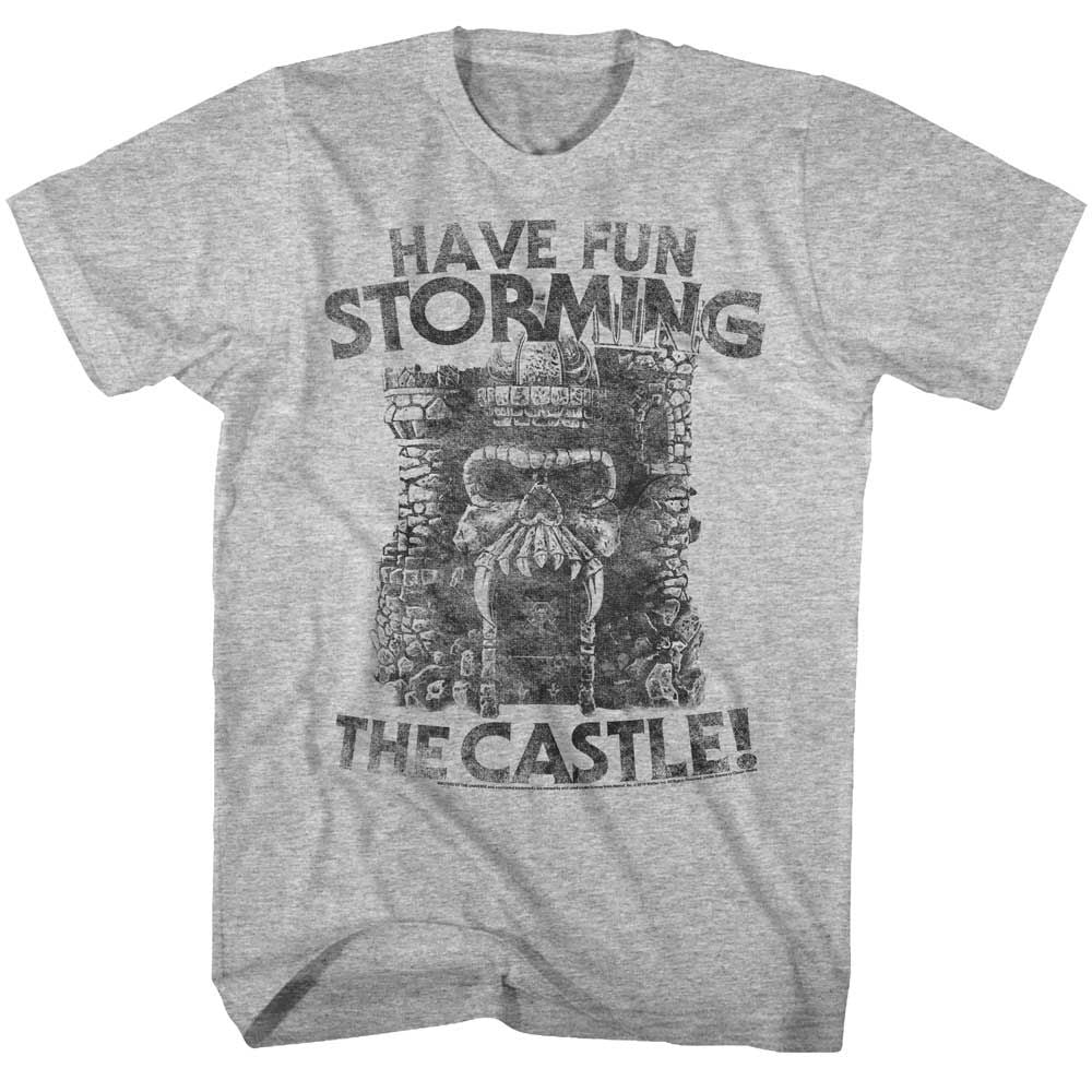 Gray Storm Masters of the Universe t-shirt in gray heather