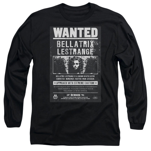 Harry Potter Wanted Bellatrix Long Sleeve T-Shirt