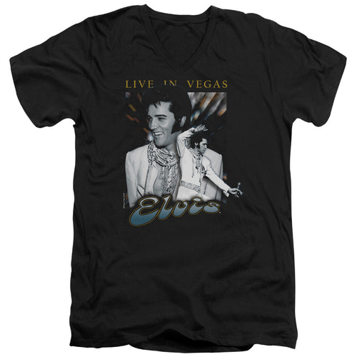 Elvis Presley Live In Vegas V-Neck T-Shirt