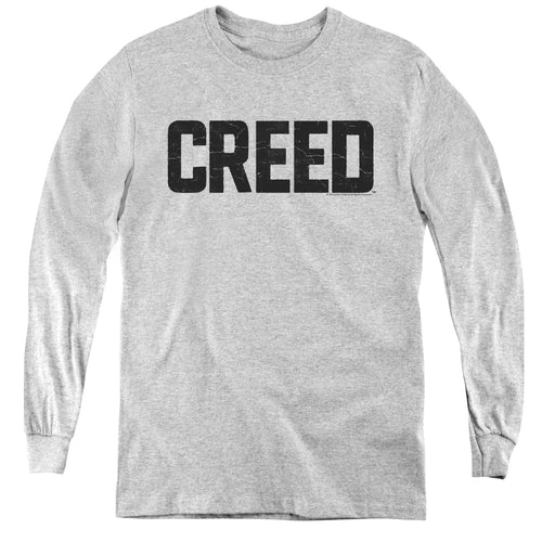 Creed Cracked Logo Youth Long Sleeve T-Shirt