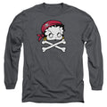 Betty Boop Pirate Long Sleeve T-Shirt
