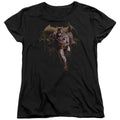 Justice League Caped Crusader Womens T-Shirt