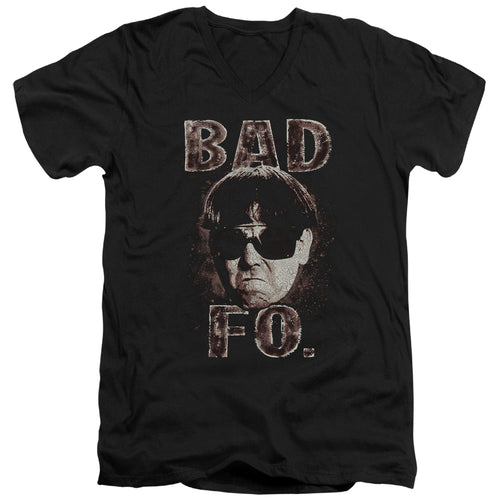 The Three Stooges Bad Moe Fo V-Neck T-Shirt