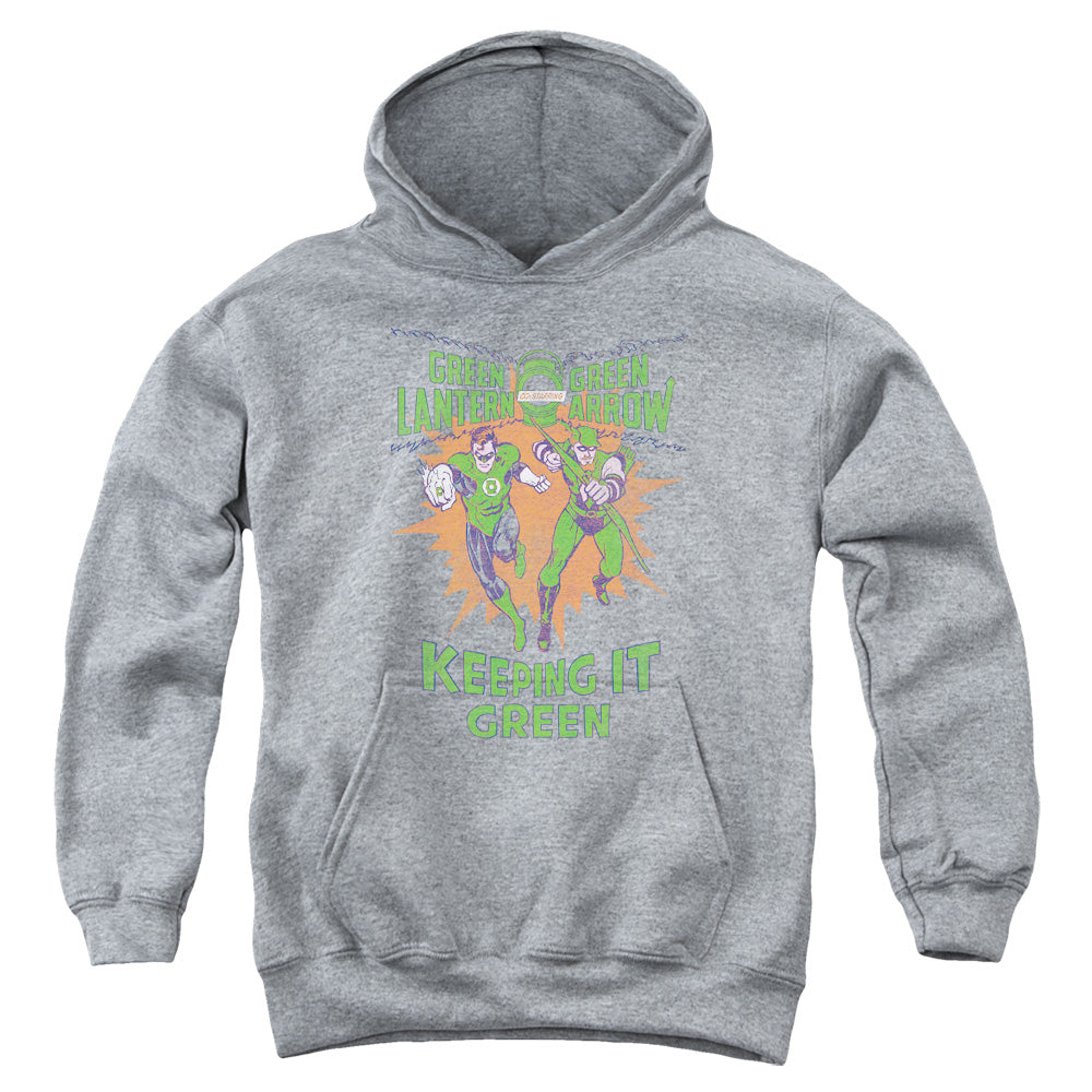 Green Lantern Keeping It Green Youth Hoodie