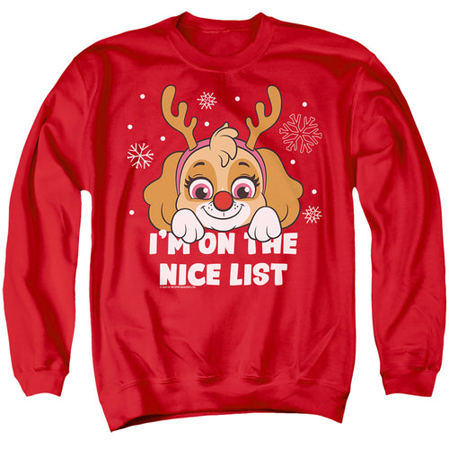 Paw Patrol Skye Nice Christmas List Crewneck Sweatshirt