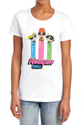 The Powerpuff Girls Flying Trio Womens T-Shirt