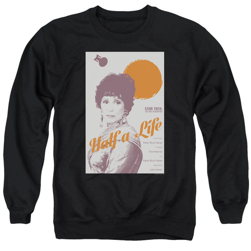 Star Trek Half a Life Black Crewneck Sweatshirt