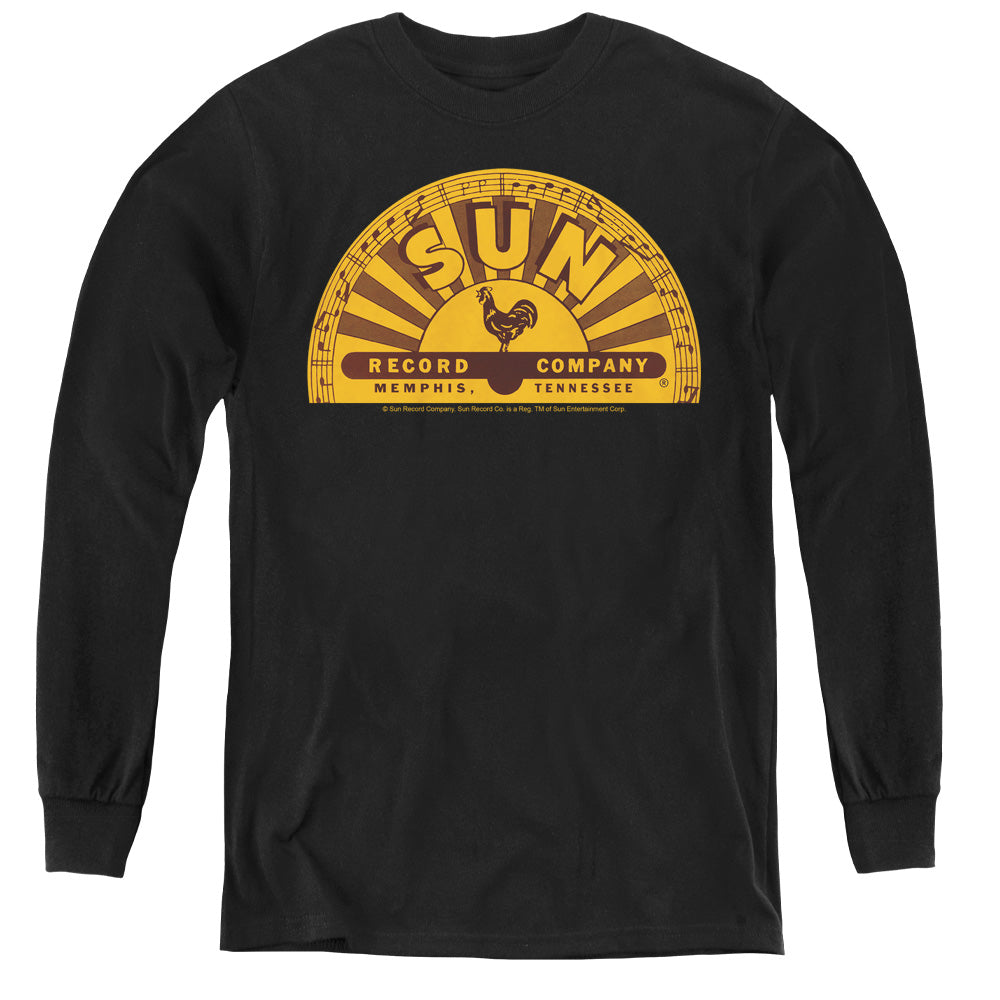 Sun Records Traditional Logo Youth Long Sleeve T-Shirt