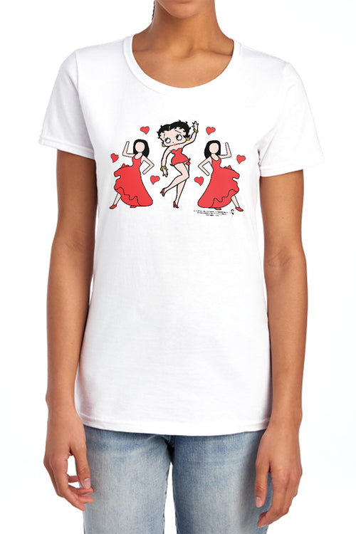 Betty Boop BB Dance Womens T-Shirt