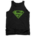 Superman St. Patrick's Day Shamrock Logo Tank Top