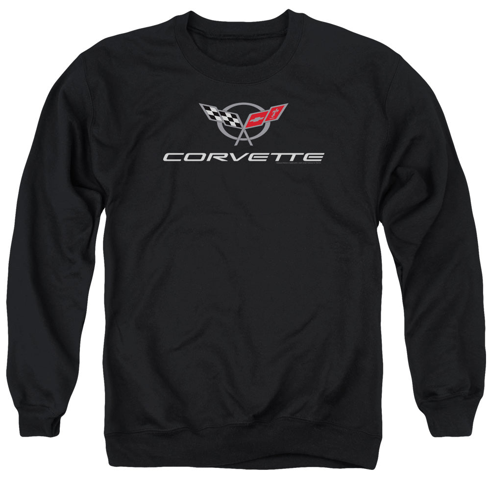 Chevy Corvette Modern Emblem Crewneck Sweatshirt