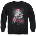 Betty Boop Biker Babe Crewneck Sweatshirt