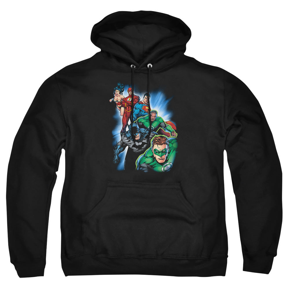 Justice League Heroes Unite Pullover Hoodie