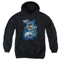 Aquaman Swimming With Sharks Youth Hoodie
