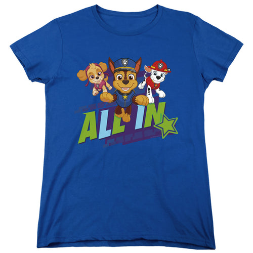Paw Patrol All in Womens T-Shirt