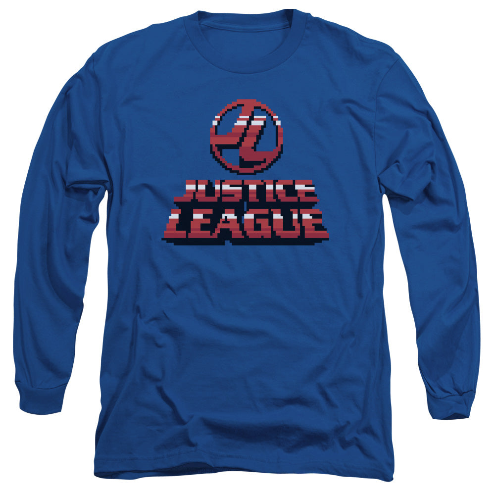 Justice League 8 Bit Jla Long Sleeve T-Shirt