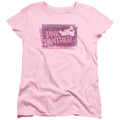 Pink Panther Distressed Womens T-Shirt