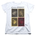 Game of Thrones House Squares Womens T-Shirt