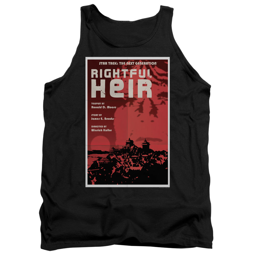 Star Trek Rightful Heir Black Tank Top