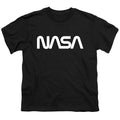 NASA Worm Logo Black Youth/Toddler T-Shirt