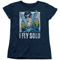 DC Comics Fly Solo Womens T-Shirt