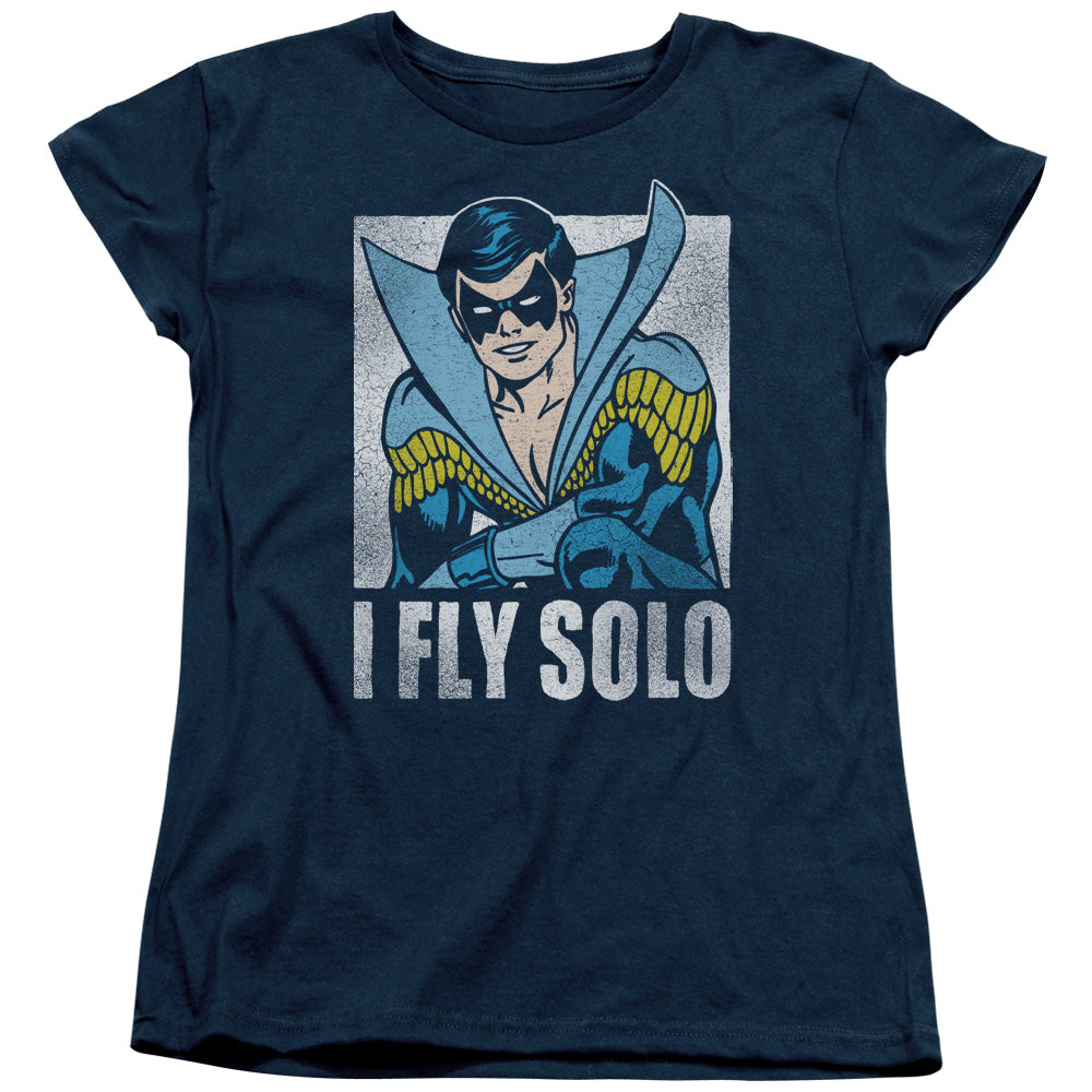 DC Comics Fly Solo Womens T-Shirt
