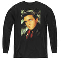 Elvis Presley Red Scarf Youth Long Sleeve T-Shirt