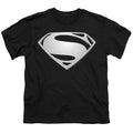 Justice League Superman Black Suit Symbol Youth/Toddler T-Shirt