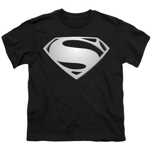 Justice League Superman Black Suit Symbol Youth/Toddler T-Shirt