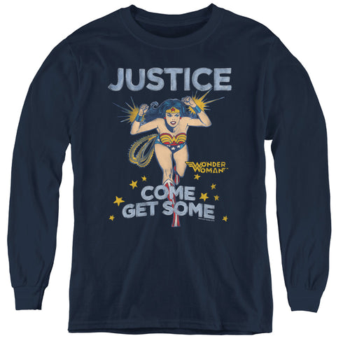 Wonder Woman Get Some Youth Long Sleeve T-Shirt