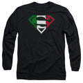 Superman Italian Shield Long Sleeve T-Shirt
