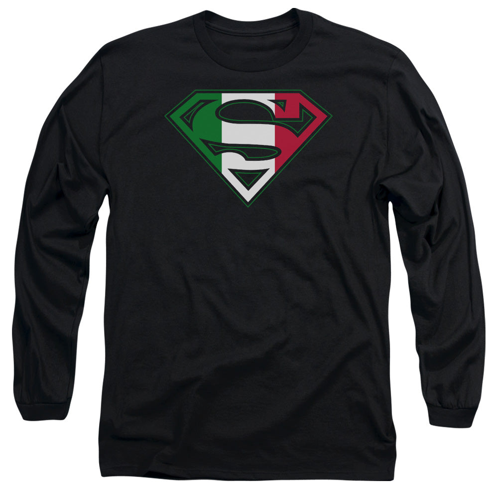 Superman Italian Shield Long Sleeve T-Shirt