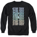 Star Trek Multi Logo Enterprise Crewneck Sweatshirt