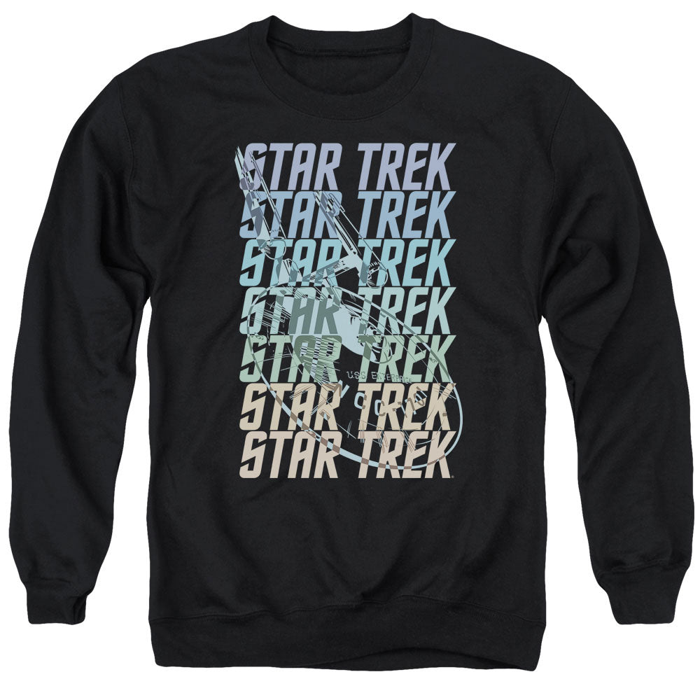 Star Trek Multi Logo Enterprise Crewneck Sweatshirt