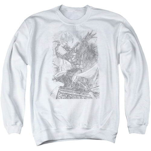 Batman Pencil Batarang Throw Crewneck Sweatshirt
