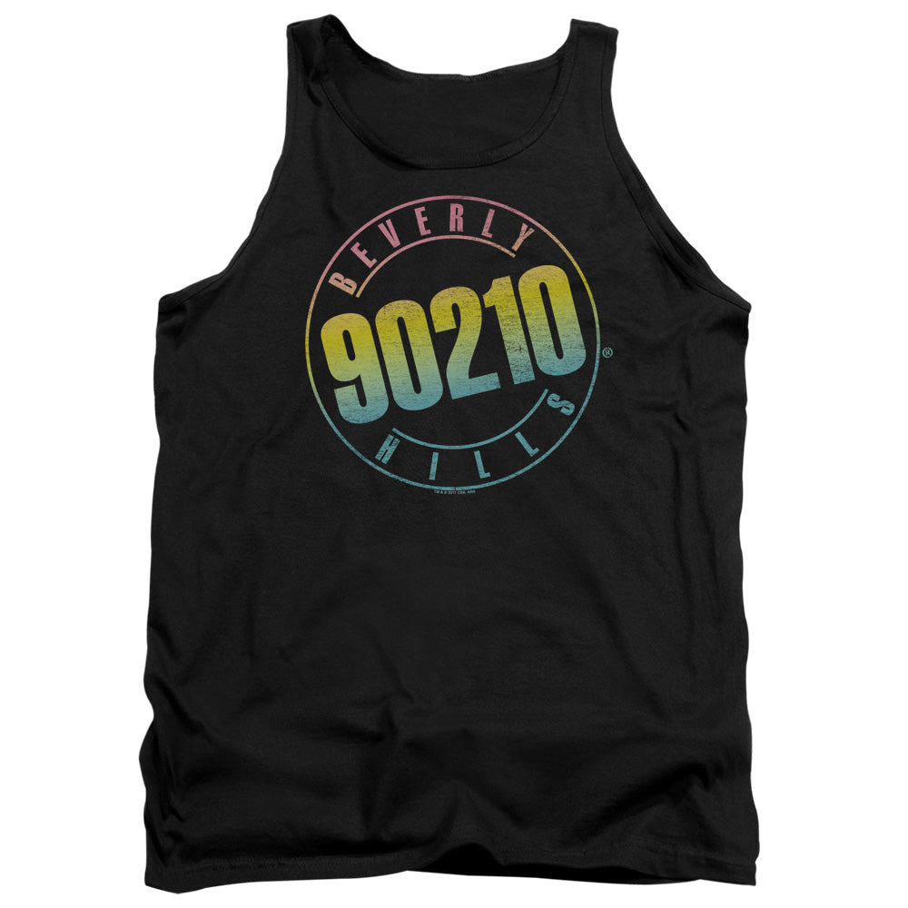 Beverly Hills 90210 Color Blend Logo Black Tank Top