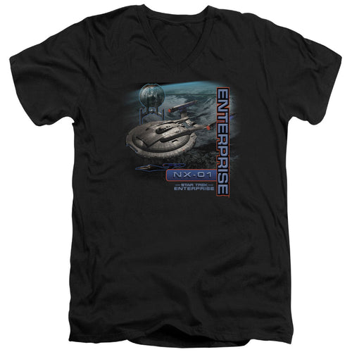 Star Trek Enterprise NX-01 V-Neck T-Shirt