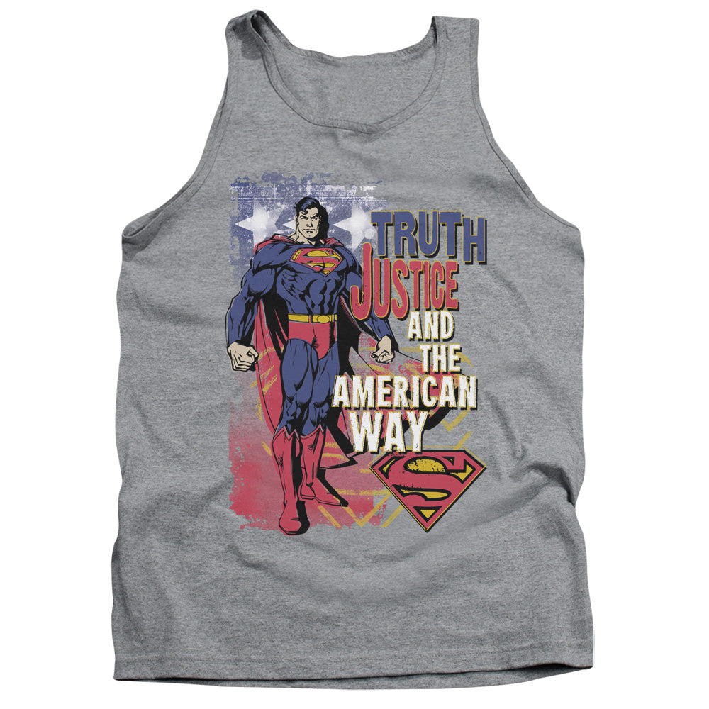 Superman Truth Justice Tank Top