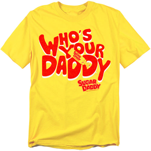 Sugar Daddy Who's Your Daddy Yellow T-Shirt