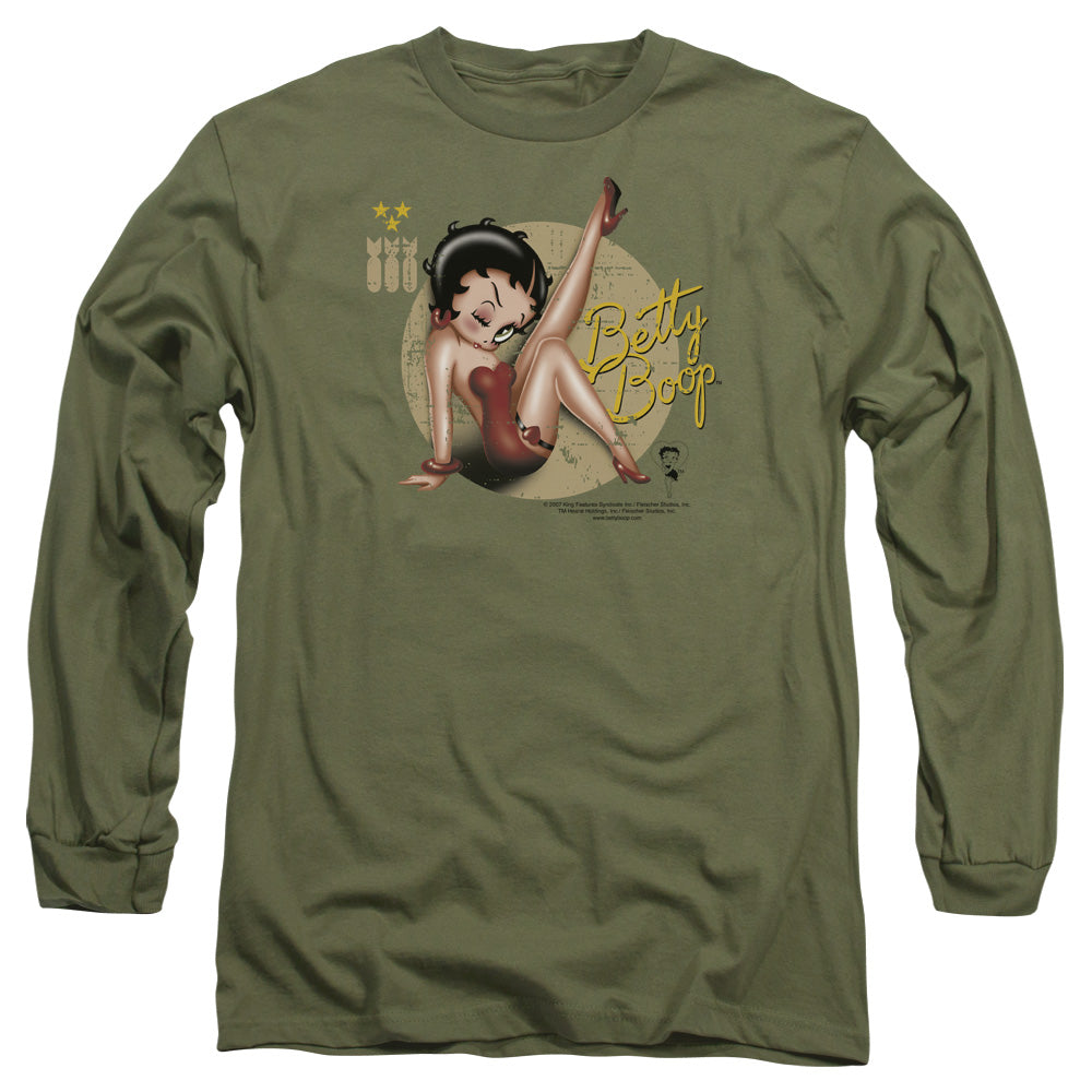 Betty Boop Nose Art Long Sleeve T-Shirt