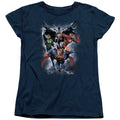 Justice League The Coming Storm Womens T-Shirt