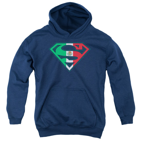 Superman Mexican Shield Youth Hoodie